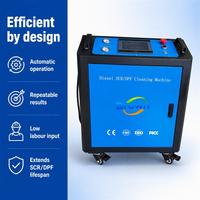 Máquina de Limpieza de DPF Diésel de Grado Industrial, Limpiador de Catalizadores SCR, Diseño Portátil con Carro para Talleres con Gran Demanda de Servicio
