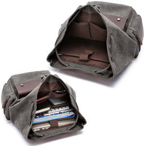 <span class=keywords><strong>2025</strong></span> vải mới unisex Dây Kéo Nắp thời trang trường máy tính xách tay vai du lịch ngoài trời sinh viên kinh doanh Ba lô 20-36l - Product Image 3