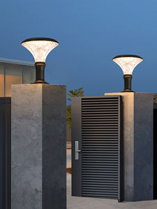 LED Solar Pilar Linterna Luz Exterior Impermeable Buen Precio Lámpara Solar Columna <span class=keywords><strong>Cabeza</strong></span> Luz Nocturna para Jardín - Product Image 5