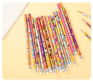 Lápices de Madera Redondos HB al por Mayor con Borradores, Diseños Personalizables con Temática de Cumpleaños para Niños - Product Image 3