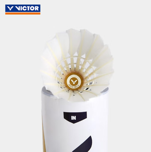 VICTOR GOLD NO.5 - Volantes <span class=keywords><strong>de</strong></span> Bádminton <span class=keywords><strong>de</strong></span> Plumas <span class=keywords><strong>de</strong></span> Pato con Cabeza <span class=keywords><strong>de</strong></span> Corcho Compuesto, Volantes <span class=keywords><strong>de</strong></span> Entrenamiento para Clubes y Partidos Amateur - Product Image 5