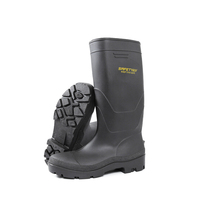 Bottes de travail, bottes de sécurité pour la construction, SAFETYBOY YL-1838, embout en acier, antidérapantes, PVC, unisexes, mi-hautes, toutes saisons, chaussures imperméables pour l'extérieur