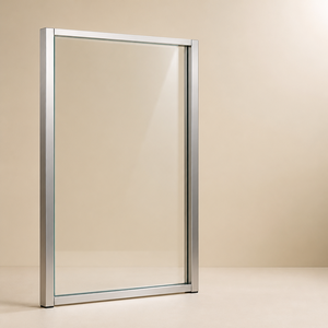 Panel de Ducha de Vidrio Bajo en Contenido de Hierro, Transparente, Plano y Sólido, para Baño - Product Image 1