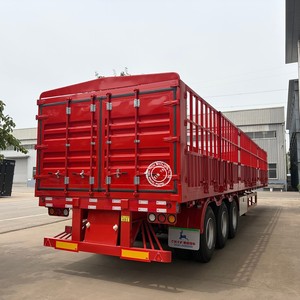 Oferta Especial: Semirremolque de Carga de Acero de 4 Ejes para Transporte de Ganado con Vallas Laterales Reforzadas - Precio de Fábrica - Product Image 2