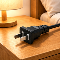 Câble d'extension industriel durable en cuivre et PVC avec connecteur IEC C17 - Cordon d'alimentation standard chinois pour ordinateur, 2 prises