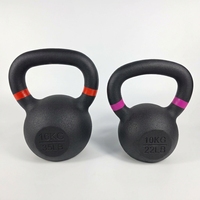 Kettlebell en fonte massif de 6 kg, coloré et revêtu de vinyle, durable, pour la maison, la salle de sport et l'entraînement CrossFit – Vente en gros