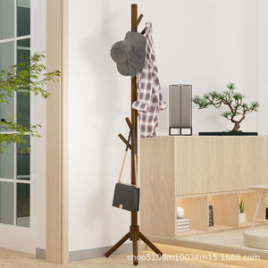 Floor-standing coat <b>rack</b>, home use, <b>clothes</b> <b>rack</b>, storage <b>rack</b>, bag <b>rack</b>, simple living room standing coat <b>rack</b> - Product Image 5