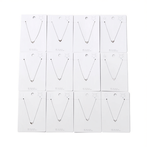 Collana a forma di cuore in acciaio, set da 12 pezzi, gioielli minimalisti, regalo per donna, accessori moda - Product Image 2