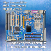 Nouvelle carte mère Socket 775 Pentium D 945G ATX 2*ISA 5*PCI 2*COM 4 DDR2 SATA pour contrôle industriel CNC