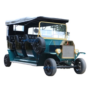Voiture électrique classique EGO - Grande, verte, trois rangées, moteur 5KW, capacité 2 personnes, luxe, haute qualité, pour transport spécial - Product Image 1