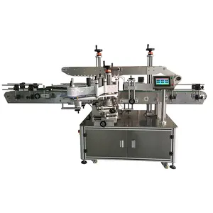 Double Side Automatic Labeling Machine SKYONE-0077S /two side labeling machine for square bottles