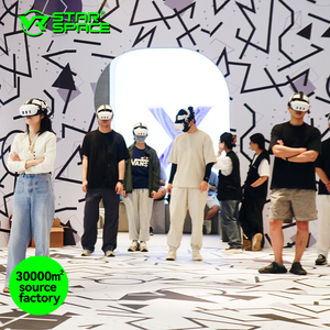 <span class=keywords><strong>VR</strong></span> Arena <span class=keywords><strong>VR</strong></span> Arena เครื่องจำลองพื้นที่กว้างแบบสมจริง4 6 8 10คนเล่นเกมยิงปืนหลายคน - Product Image 3