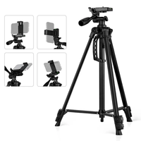 Vente chaude professionnel en aluminium F- 3366 Selfie Live Camera Trépied avec 1.4 m Téléphone Tablette Pince Caméra Trépieds