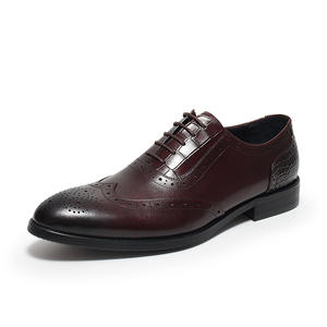 Chaussures de bureau en cuir pour hommes, chaussures de course, chaussures décontractées à lacets confortables et respirantes, chaussures de marche - Product Image 3