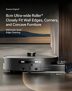 Robot de Limpieza de Pisos Inteligente a Vapor Dreame X60 Pro Premium, Reconocimiento de Múltiples Objetos, Estación de Carga Ultrafina Integrada, HEPA para el Hogar - Product Image 3