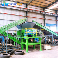 Machines à granulés de caoutchouc de pneus usagés, broyeur de recyclage de pneus à vendre