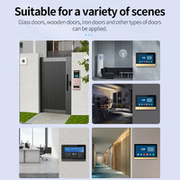Serrures à distance, sécurité domestique, serrure de porte à mot de passe, serrure intelligente automatique, verrouillage Wifi, téléphone portable, serrure de porte à empreintes digitales Tuya