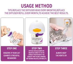 Difusor calmante para gatos, para corregir conductas no deseadas de gatos, como el estrés, el miedo o la caza Sexual - Product Image 5