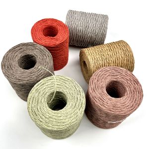 공장 직접 공급 화려한 뜨개질 꼬인 종이 원사 - Product Image 1