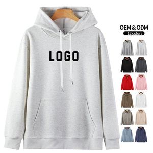 เสื้อฮู้ดดี้แบบสวม Unisex ผ้าโพลีเอสเตอร์ผสมคอตตอน 500 กรัม หนานุ่ม สไตล์วินเทจ ทรงโอเวอร์ไซส์ สำหรับผู้ชาย - Product Image 1