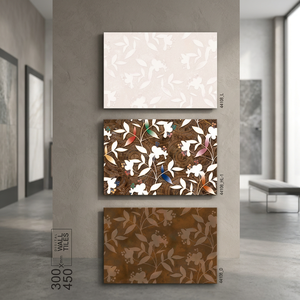 Carreaux carrés en stratifié d'artiste faits à la main de 300x450mm carreaux muraux en céramique numériques antidérapants homogènes pour la décoration de salle de bain de hall extérieur - Product Image 1