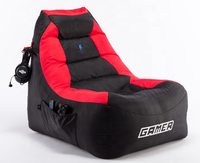 Innen-und Gartenmöbel Lazy Sofa Gaming Sitzsack Stuhl hussen mit Seiten taschen