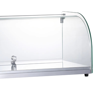 علبة عرض الطعام التجارية والضيافة من الزجاج المحيط - Product Image 4