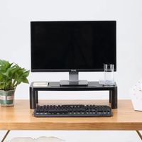 Bureau d'ordinateur moderne, durable et portable, réglable en hauteur sur 3 niveaux, avec rangement et support d'écran extensible pour usage scolaire