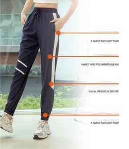 Pantalones deportivos de secado rápido de talle alto con cordón Ocio y entrenamiento Estilo Delgado transpirable Ajuste holgado - Product Image 4