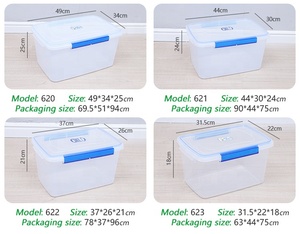 Bán buôn hình chữ nhật thực phẩm lưu trữ container, kín nhựa trong suốt cấp thực phẩm lưu trữ Container có nắp đậy - Product Image 5