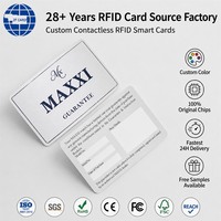 Cartes PVC personnalisées vierges avec option puce pour l'impression de cartes d'identité d'entreprise et de cartes de fidélité pour systèmes de contrôle d'accès