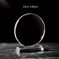 Trophée tournesol en cristal K9 vierge à graver – Récompenses tournesol en verre non finies pour gravure laser