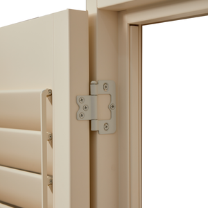 Volet de plantation de haute qualité à plusieurs niveaux Style australien Volet intérieur en PVC à persienne en bois blanc avec design à persiennes - Product Image 5