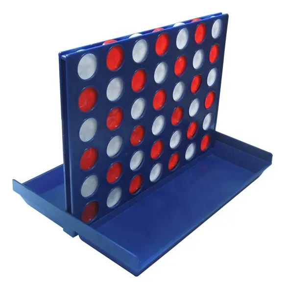 Permainan bingo papan klasik plastik menghubungkan 4 berturut-turut permainan empat dalam satu baris untuk anak-anak