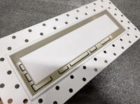 Accessoire de cadre de montage encastré en alliage d'aluminium sur mesure pour ventilation murale et de plafond dissimulée, idéal pour extérieur et sous-sol