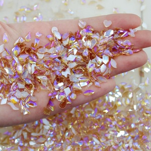 OLeeya Strass de luxe K9 à dos plat, breloques pour ongles, diamants, bijoux, pierres 3D, décoration, gemmes pour nail art - Product Image 4