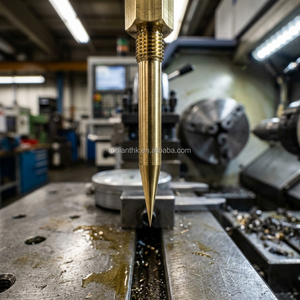 Válvulas de Latón Mecanizadas por CNC de Precisión con Alta Tolerancia para Equipos Industriales - Product Image 3