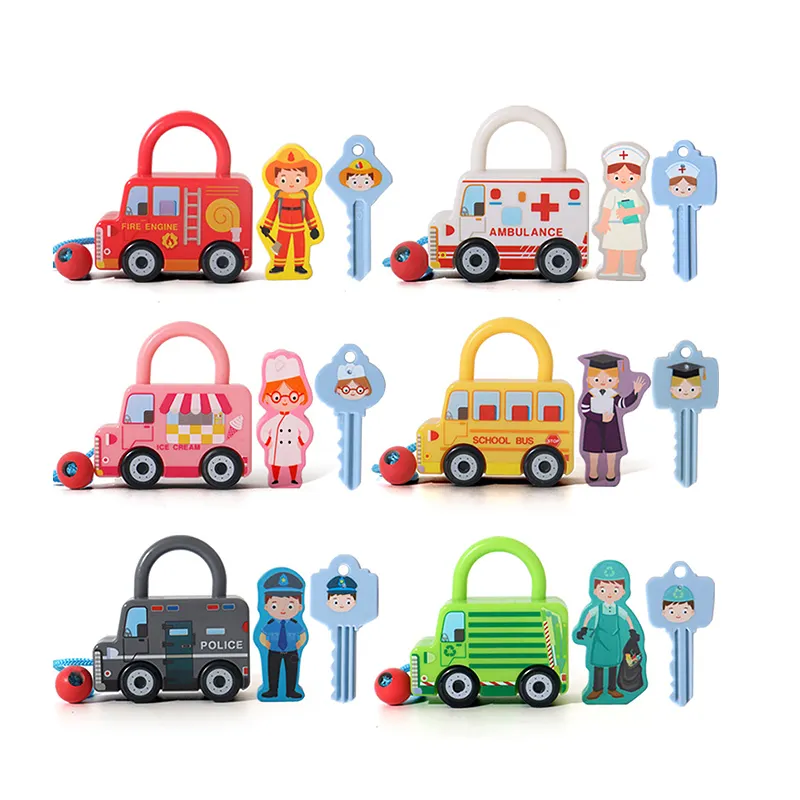 Kids toys 2024 montessori teaching aids children unlock games preschool learning toys for kids early educational