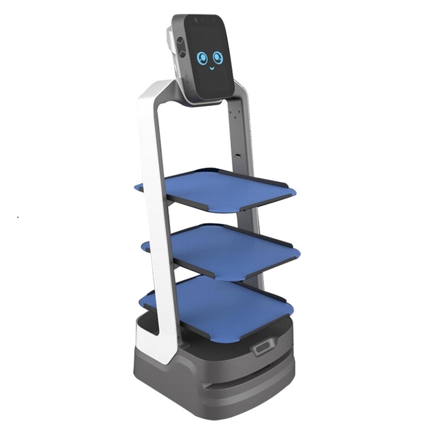 New Style Hot Selling Hotels Restaurants Leopard Little Secret Multifunctional Robot Fortune Leopard Food Delivery Robot