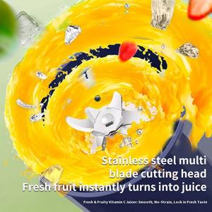 Licuadora Portátil Inalámbrica con Pantalla Digital, Carga USB, Trituradora de Hielo, Multifuncional, Impermeable, para Hacer Smoothies - Product Image 5