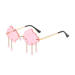 Lunettes de soleil unisexes Partagas Fashion Funny Dancing <span class=keywords><strong>Halloween</strong></span> Party Cloud, forme irrégulière, UV400, pour femmes et hommes - Product Image 5