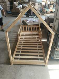 Lettino <span class=keywords><strong>singolo</strong></span> rimovibile in legno per bambini, nuovo design a forma di albero, vendita diretta dalla fabbrica, per menu e listini prezzi, lettino a forma di casa, culle per neonati - Product Image 4