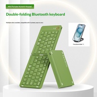 New Arrival Wireless Folding Keyboard Mini Portable Compact Keypad for Laptop Phone Office Daily Use