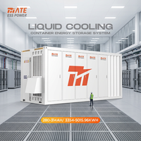 Sistema de Contenedor de Almacenamiento de Energía con Batería de Iones de Litio MATE Premium de 20 Pies, 5 MWh/3 MWh para Protección de Carga Crítica en Centros de Datos