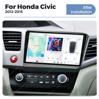 Duauto du7 A7870 YL888 Radio mobil, pemutar Audio Multimedia mobil GPS Dual GPS DTS untuk Honda Civic 9 FB FK Ineau 2011-2015