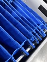 Caisses de palette en plastique pliables, empilables et emboîtables Aispak, robustes, avec séparateurs, couleur personnalisée, taille personnalisable pour le transport de marchandises