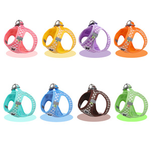 Pet Harness Plaid Nylon Adjustable Small Cats Dog Universal <b>Rower</b> Style Simple Buckle Closure - Product Image 3