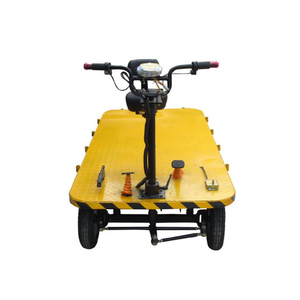 Hot Selling Mini Electric <b>Platform</b> Cart Bidirectional 4 Wheel Flatbed Truck CE Heavy Duty for Supermarket Shop - Product Image 1
