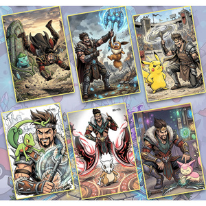 PY POKE & League of Legends ArtBoard Jeu de société à thème Pikachu Boîte mystère limitée Carte Pokémon de collection Cadeau de Noël pour enfants - Product Image 4