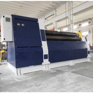 W12 Loạt CNC 4 Con Lăn Các Loại Máy Cán Trong Kim Loại Tấm Máy Cán Cnc Tự Động 4 Cuộn Máy Uốn - Product Image 2